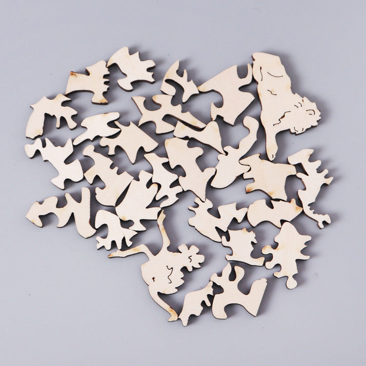 JMT-617098 Three-Dimensional Irregular Wooden Seahorse Puzzle for Youth Ages 15-35