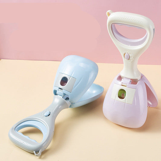 JMT-617162 Dog Poop Picker Upper with Large-Diameter Tooth-Shaped Notch - Easy Disposal Tool for All Dog Sizes