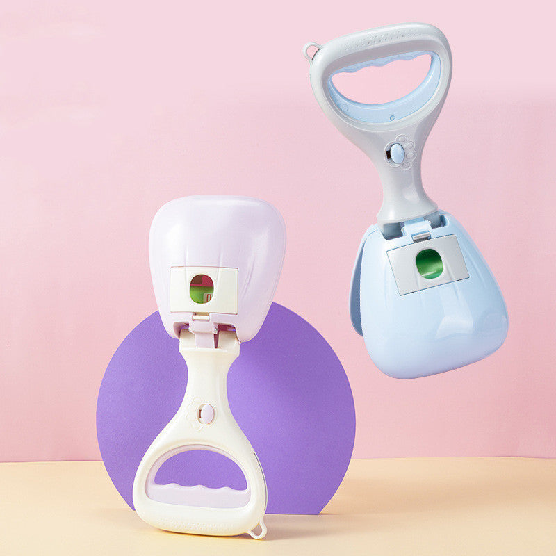 JMT-617162 Dog Poop Picker Upper with Large-Diameter Tooth-Shaped Notch - Easy Disposal Tool for All Dog Sizes