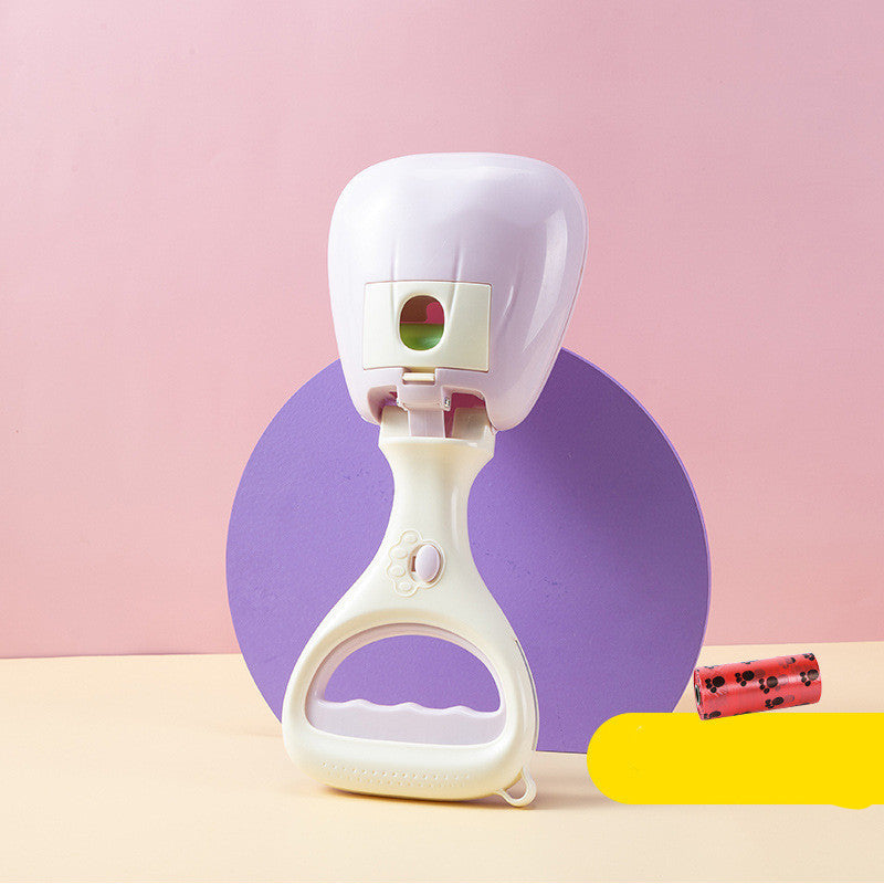 JMT-617162 Dog Poop Picker Upper with Large-Diameter Tooth-Shaped Notch - Easy Disposal Tool for All Dog Sizes