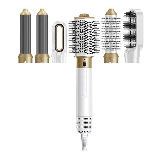JMT-617226 6-in-1 Multifunctional Hot Air Comb for Curling, Straightening, and Styling Hair