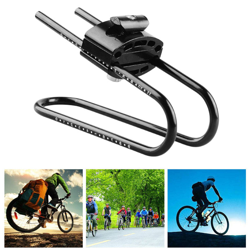 JMT-617290 Spring Steel Suspension Shock Absorber for Mountain and Road Bikes, Compatible with Apple Devices