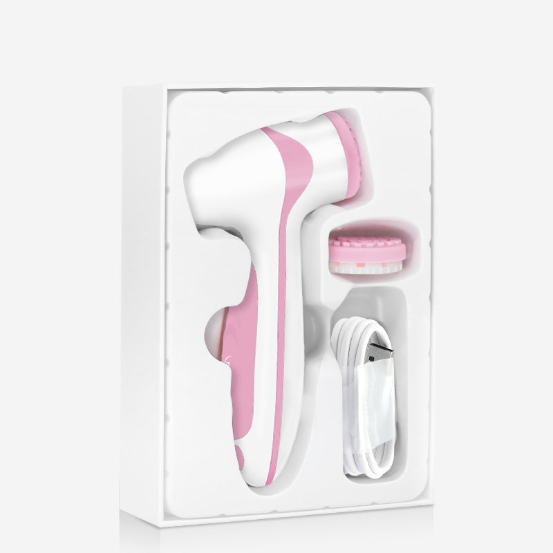 JMT-617482 Facial Cleansing Massager with Dual Massage Heads and Oscillation Technology