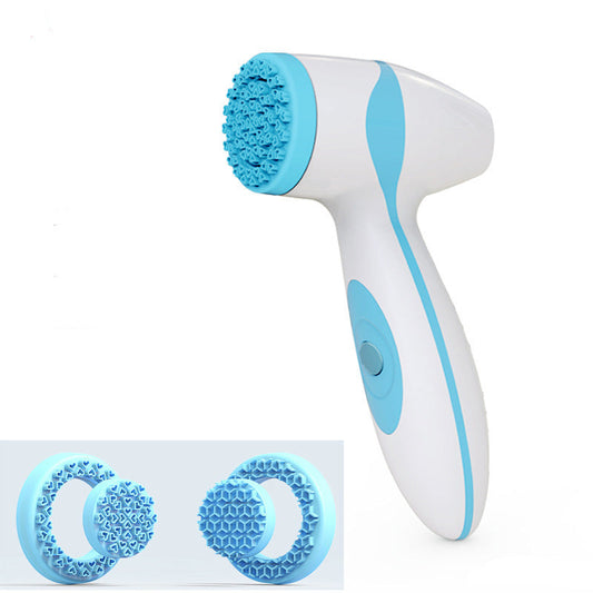 JMT-617482 Facial Cleansing Massager with Dual Massage Heads and Oscillation Technology