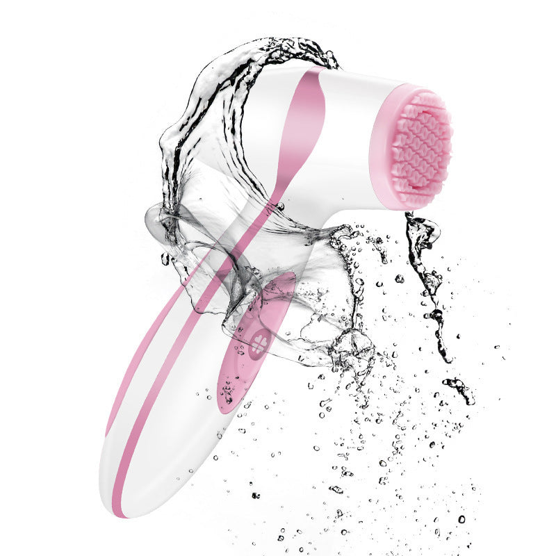 JMT-617482 Facial Cleansing Massager with Dual Massage Heads and Oscillation Technology