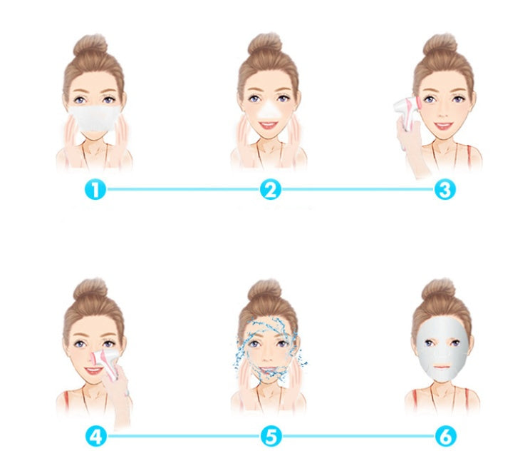 JMT-617482 Facial Cleansing Massager with Dual Massage Heads and Oscillation Technology