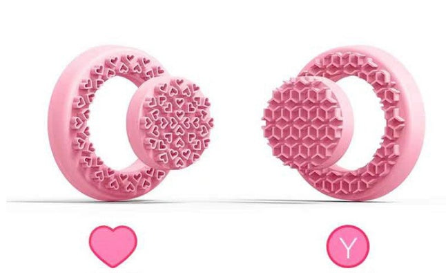 JMT-617482 Facial Cleansing Massager with Dual Massage Heads and Oscillation Technology