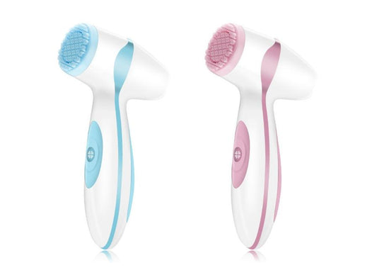 JMT-617482 Facial Cleansing Massager with Dual Massage Heads and Oscillation Technology