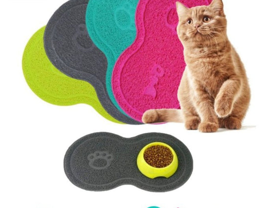 JMT-617546 Cat Daily Necessities Cat Litter Pad - Durable Plastic, 45.5x25.5cm, Available in Rose Red and Gray