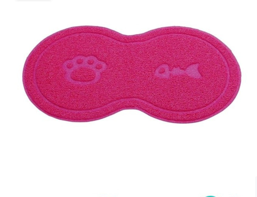 JMT-617546 Cat Daily Necessities Cat Litter Pad - Durable Plastic, 45.5x25.5cm, Available in Rose Red and Gray