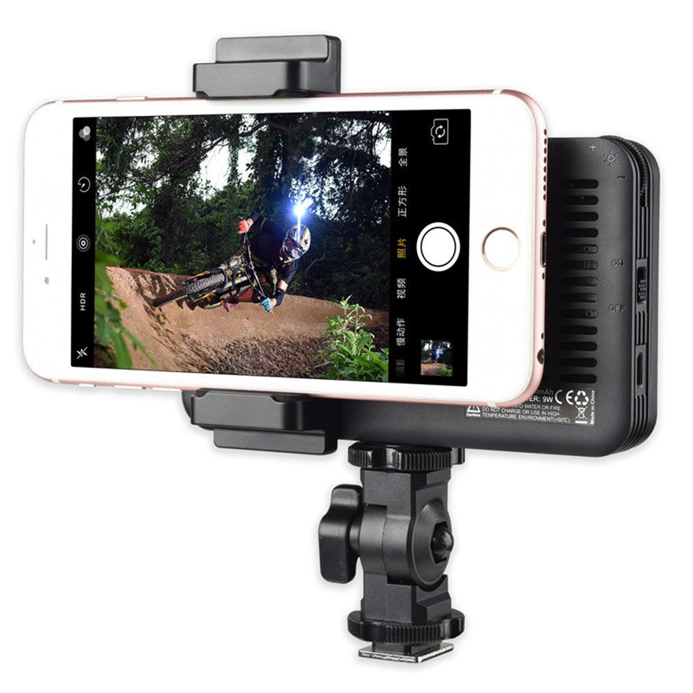 JMT-617610 Ultra-Thin Mobile Phone Photography LED Light - 150 LEDs, Adjustable Brightness, 5600K Color Temperature