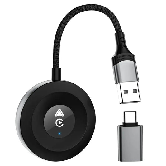 JMT-617738 2-in-1 Wireless CarPlay and Android Auto Adapter for Seamless In-Car Connectivity