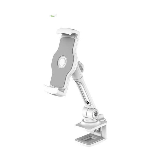 JMT-617930 Multi-Function Aluminum Alloy Tablet Stand Clip for 4-11 Inch Devices - Black/White Options