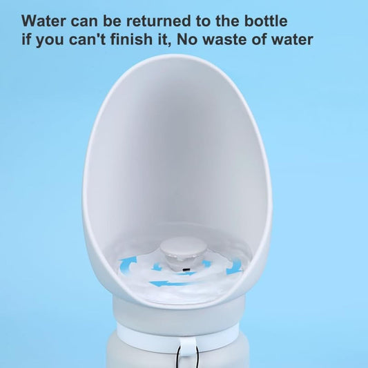 JMT-618058 Portable Leak-Proof Dog Water Bottle | 550ml Foldable Silicone Travel Dispenser для Pets