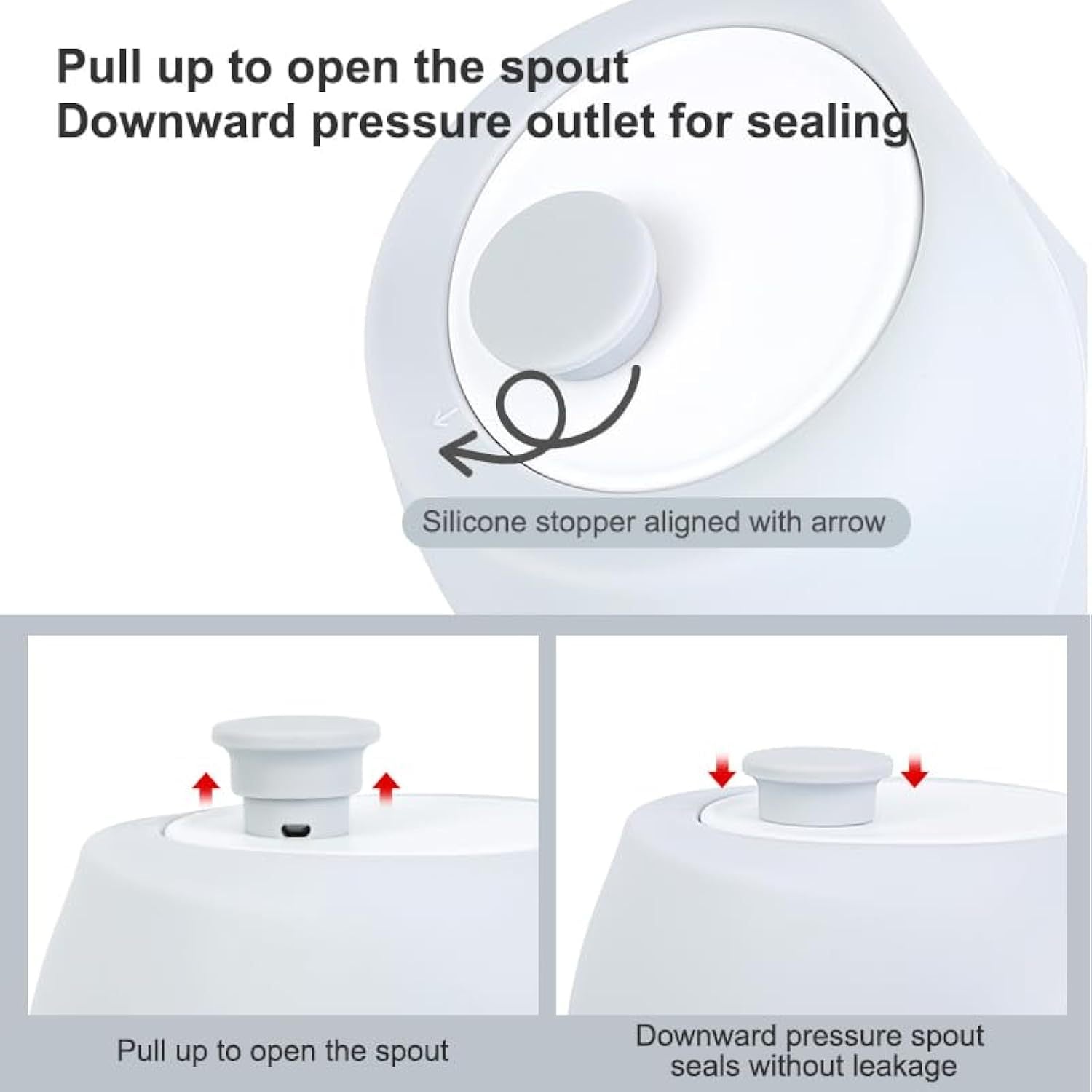 JMT-618058 Portable Leak-Proof Dog Water Bottle | 550ml Foldable Silicone Travel Dispenser для Pets