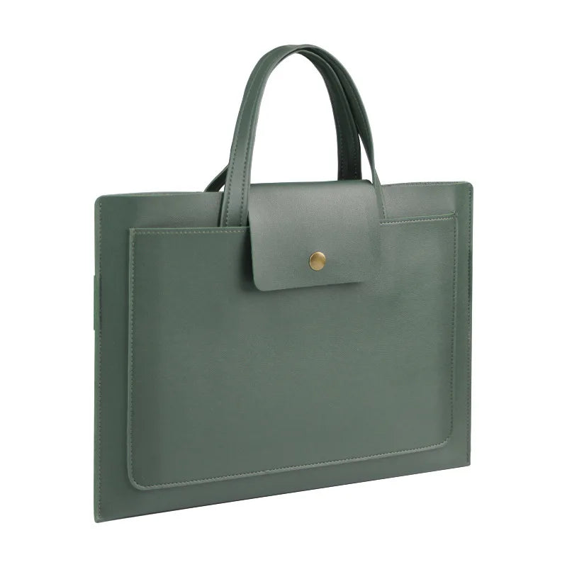 JMT-618058 Waterproof Luxury PU Leather Women's Business Briefcase for Laptop and Travel