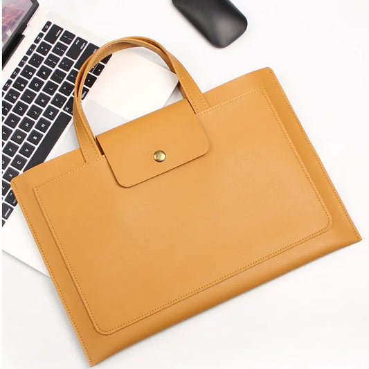 JMT-618058 Waterproof Luxury PU Leather Women's Business Briefcase for Laptop and Travel