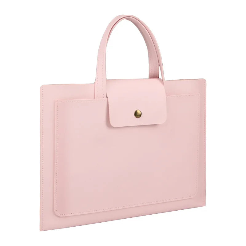 JMT-618058 Waterproof Luxury PU Leather Women's Business Briefcase for Laptop and Travel