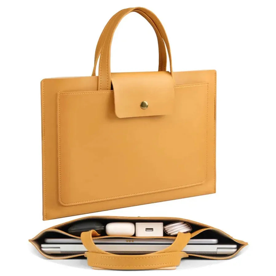 JMT-618058 Waterproof Luxury PU Leather Women's Business Briefcase for Laptop and Travel