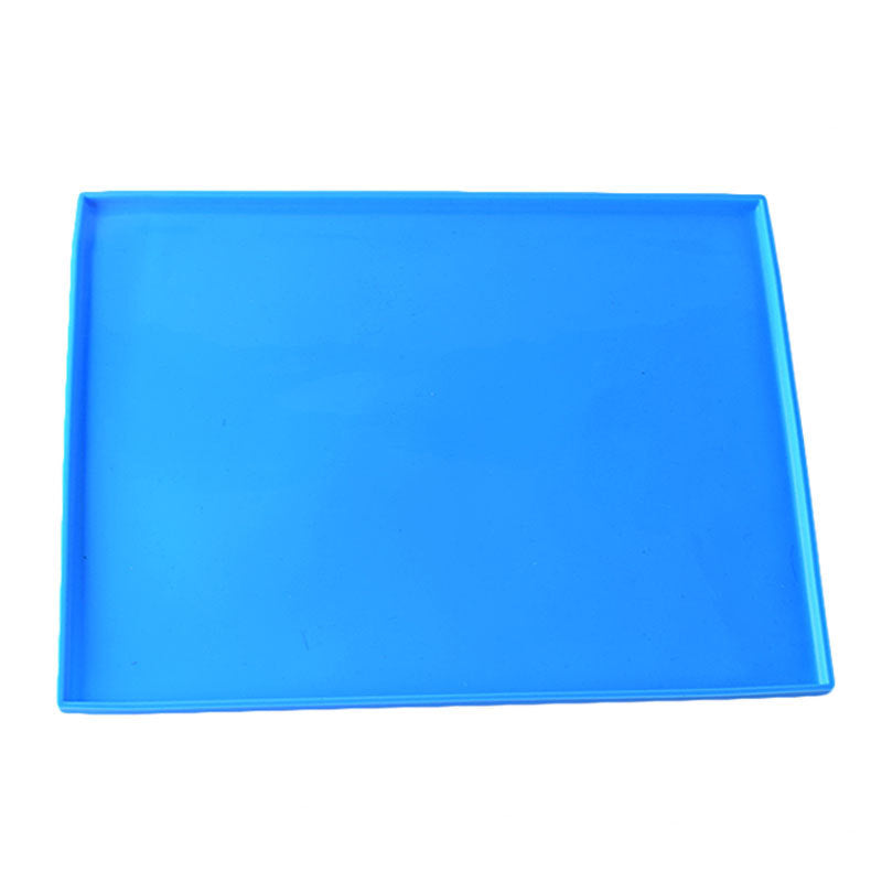 JMT-618250 Soft Silicone Pet Placemat with Raised Edges - Waterproof and Non-Slip Design for Easy Clean-Up