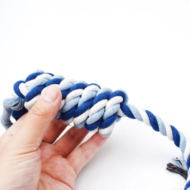 JMT-618378 Pure Cotton Rope Molar Teeth Cleaning Toy - Eco-Friendly and Bite-Resistant 50cm Length