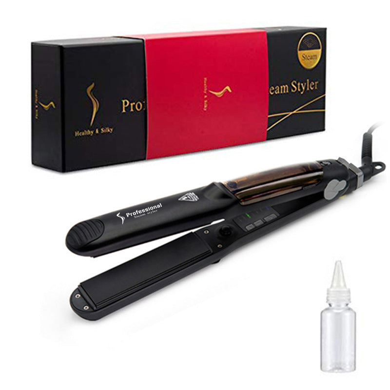 JMT-618378 Tourmaline Steam Hair Straightener and Curler – Dual-Use Anion Hair Styling Tool