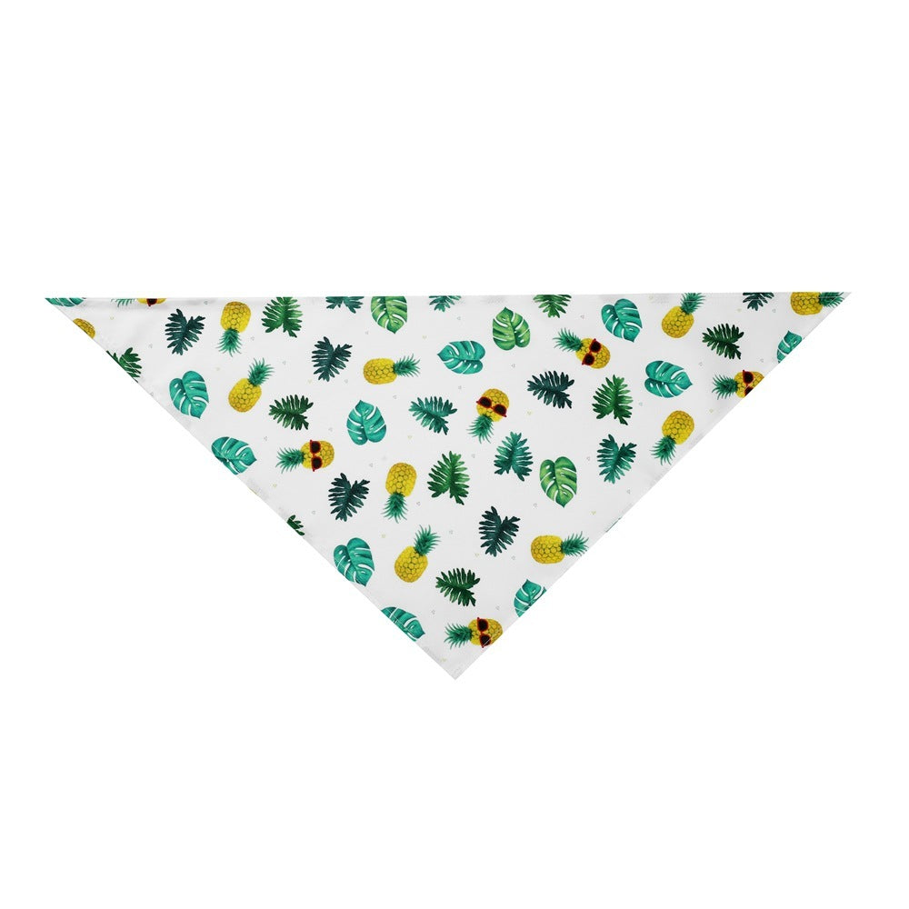JMT-618698 Cute Pet Triangle Scarf Bandana - Soft Cotton, Fashionable Donut Design, Machine Washable, for Daily Wear and Outdoor Adventures