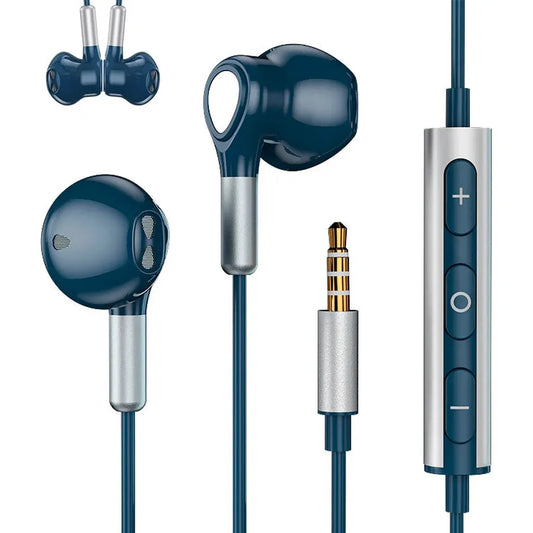 JMT-618890 Wired In-Ear Earphones with Magnetic Design, 1.2M Cable, 3.5mm Connector for Mobile Devices
