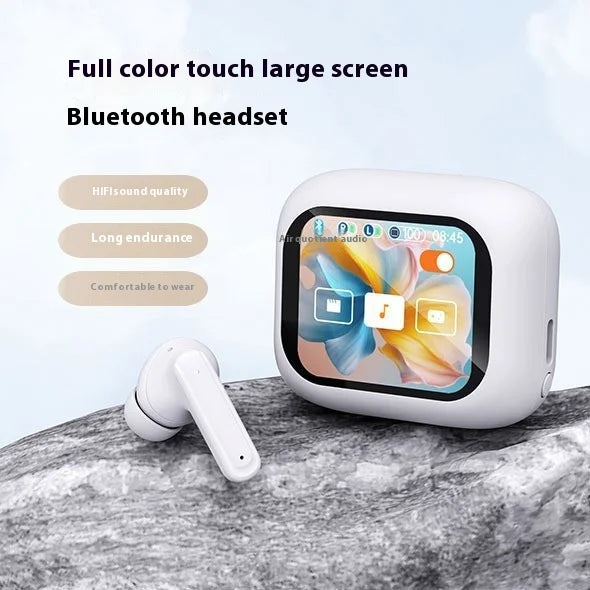 JMT-619402 AI Translation Headset with Color Screen and Long Battery Life for Bluetooth Simultaneous Interpretation
