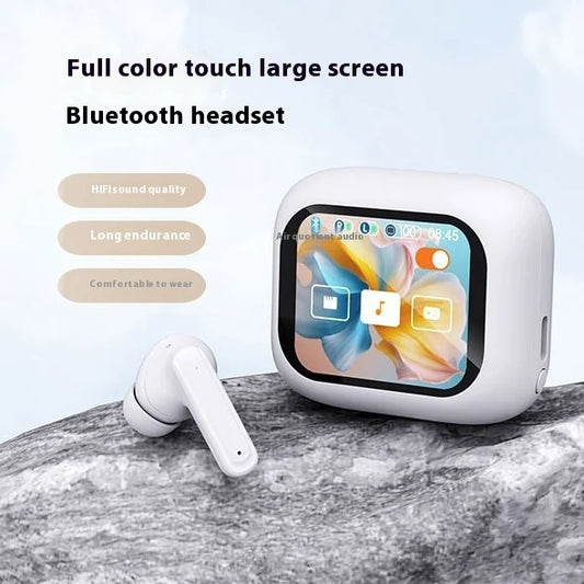 JMT-619402 AI Translation Headset with Color Screen and Long Battery Life for Bluetooth Simultaneous Interpretation