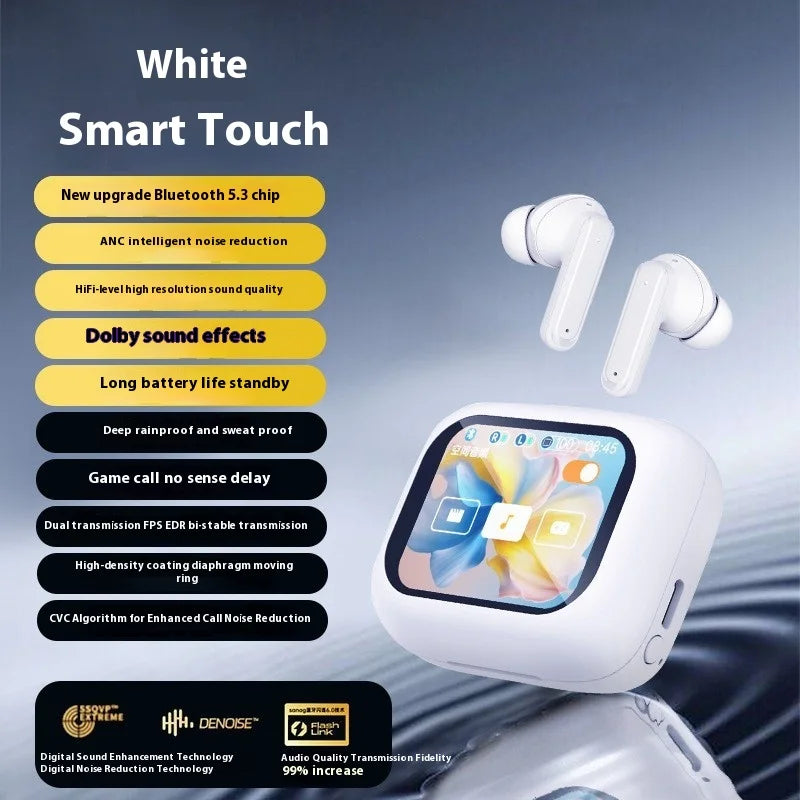 JMT-619402 AI Translation Headset with Color Screen and Long Battery Life for Bluetooth Simultaneous Interpretation