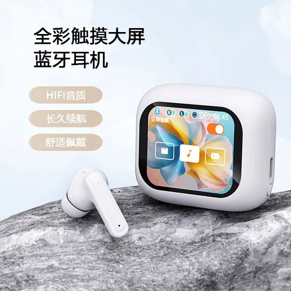 JMT-619402 AI Translation Headset with Color Screen and Long Battery Life for Bluetooth Simultaneous Interpretation