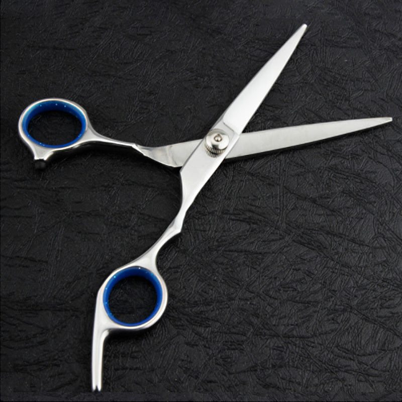 JMT-619530 Professional Home Hairdressing Scissors, 4CR13 Stainless Steel, 6 Inches, Mirror Polished Silver, Suitable for All Ages