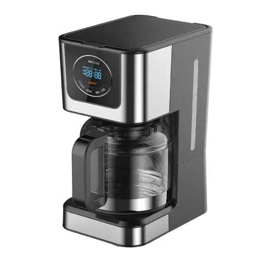 JMT-619658 Touch Panel Drip Coffee Maker for 10-12 Cups with High-Resistant Glass Pot