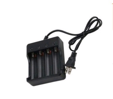 JMT-619722 4-Slot 18650 Lithium Battery Charger for 3.7V/4.2V with Strong Light Function