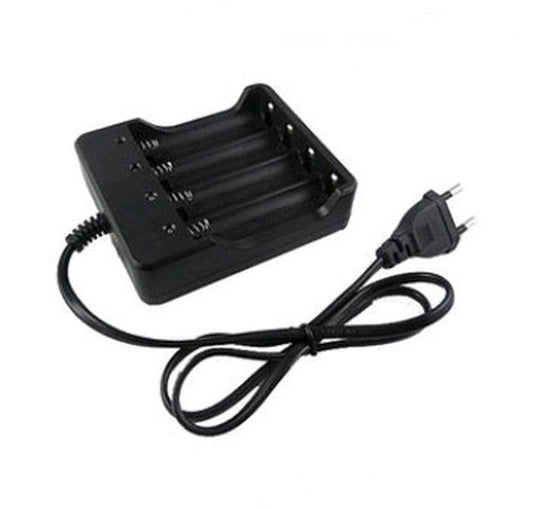 JMT-619722 4-Slot 18650 Lithium Battery Charger for 3.7V/4.2V with Strong Light Function