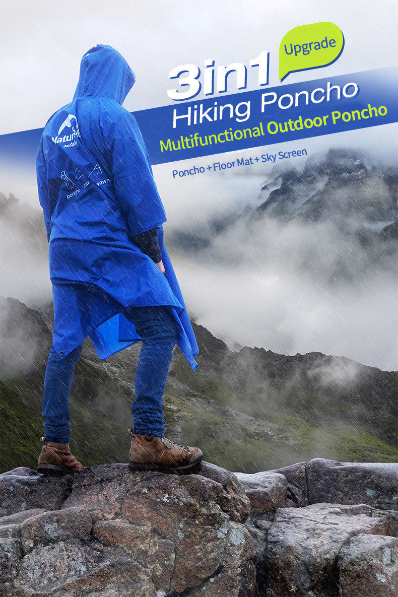 JMT-620234 3-in-1 Versatile Waterproof Outdoor Raincoat for Hiking and Trekking