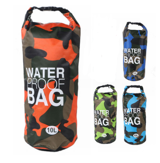 JMT-620426 Camouflage Waterproof Bucket Bag for Outdoor Activities and Beach Use