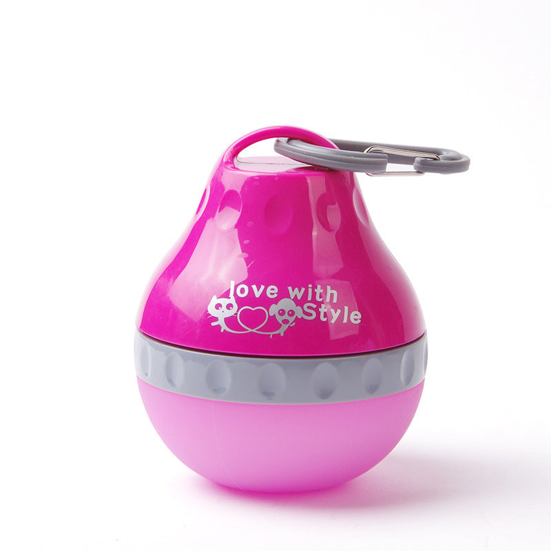 JMT-620554 Collapsible Silicone Pet Bottle with Travel Bowl – Portable Water and Food Container