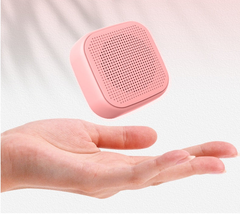 JMT-620554 Portable Mini Bluetooth Speaker - Wireless Outdoor Audio with Built-in Battery and USB Charging - Compatible with MP3, WMA, WAV, FLC, APE Formats - Compact and Lightweight Design in White, Pink, Black, Green