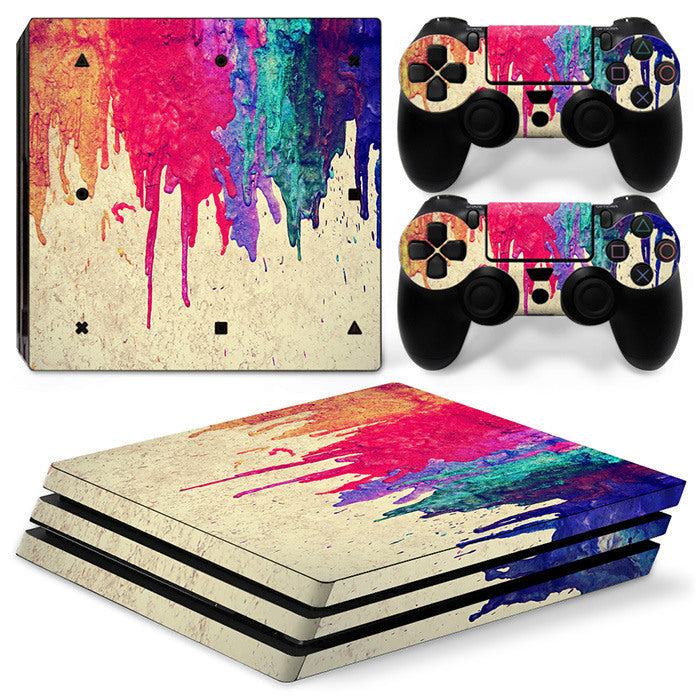 JMT-621002 PS4 Pro Console Custom Skin Sticker for Personalization and Protection