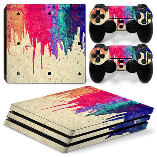 JMT-621002 PS4 Pro Console Custom Skin Sticker for Personalization and Protection