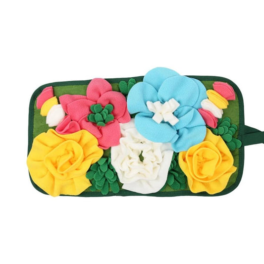 JMT-621514 Foraging Mat for Rabbits and Guinea Pigs - Totoro Garden Style with Aromatic Features