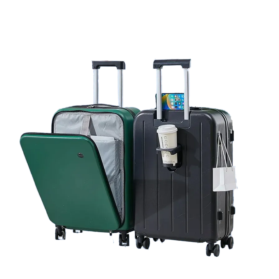 JMT-621578 Carry-On Trolley with Easy-Access Laptop Pocket for Business Travel