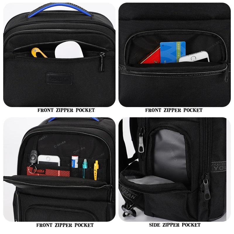 JMT-621706 Waterproof 17.5 Inch Unisex College Laptop Backpack for School and Travel