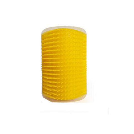 JMT-621770 Cat Massage Corner Brush with Catnip – Interactive Rubbing Comb for Grooming and Shedding Relief