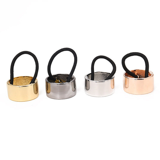 JMT-622218 Alloy Geometric Ponytail Hair Buckle for Stylish Hair Ties