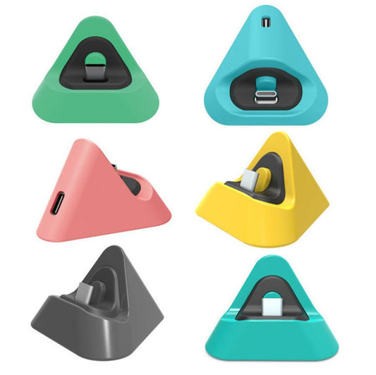 JMT-622218 Triangular Charging Base for Switch and Lite - Portable Type-C Game Console Accessory