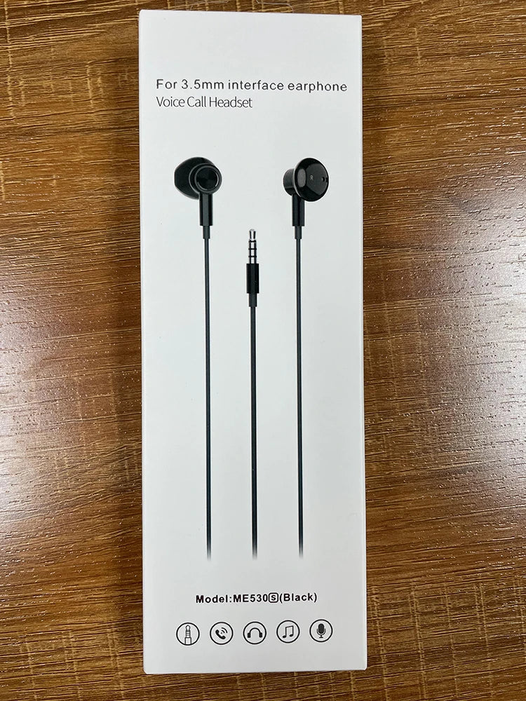 JMT-622346 Magnetic Wired Earbuds with Microphone and Volume Control for iPhone and iPad - White Sports Earphones