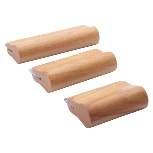 JMT-622922 Solid Wood Handle Stainless Steel Pet Hair Removal Comb for Dogs and Cats